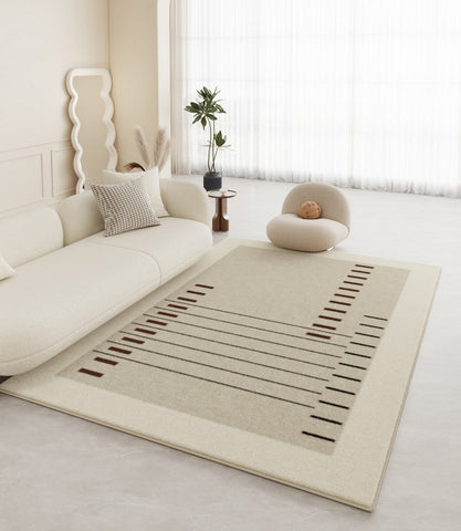 Abstract Modern Rugs for Bedroom, Simple Large Modern Rugs for Living Room, Modern Rugs for Dining Room, Contemporary Geometric Modern Rugs-Paintingforhome