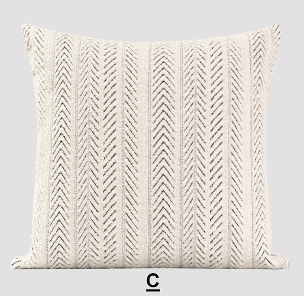 Modern Sofa Pillows, Contemporary Throw Pillows for Living Room, Extra Large Decorative Pillows for Couch, Modern Square Pillows-Paintingforhome