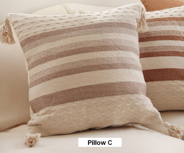 Modern Decorative Sofa Pillows for Bedroom, Geometric Pattern Decorative Pillow for Couch, Contemporary Decorative Square Pillow Covers-Paintingforhome