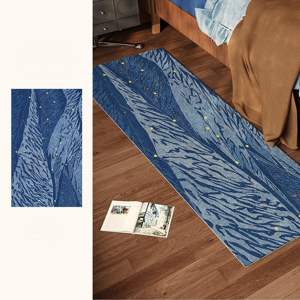 Geometric Modern Rugs under Dining Room Table, Contemporary Modern Rugs Next to Bed, Abstract Area Rugs for Living Room, Modern Carpets for Office-Paintingforhome