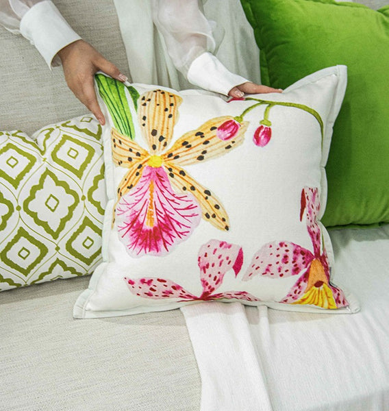 Modern Decorative Cushion Covers, Unique Decorative Pillow Arrangement Ideas for Couch, Decorative Pillows for Living Room, Large Decorative Pillows for Interior Design-Paintingforhome
