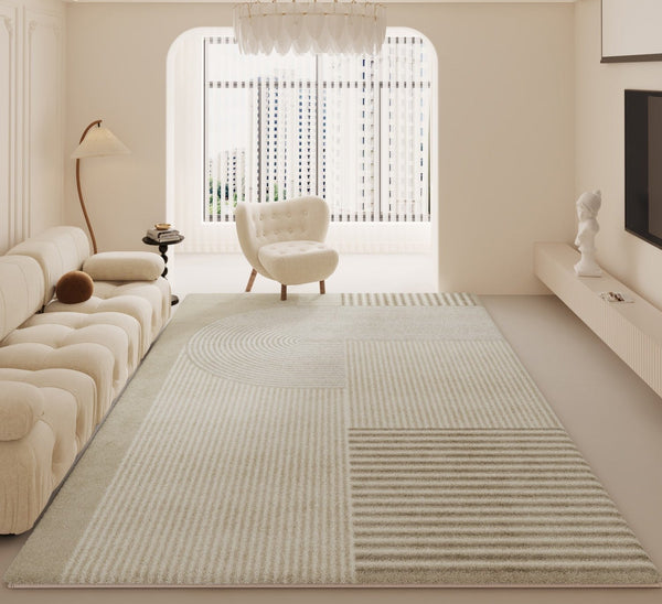 Modern Rugs for Sale, Modern Rugs for Living Room, Soft Modern Rug for Bedroom, Geometric Contemporary Rugs for Dining Room-Paintingforhome