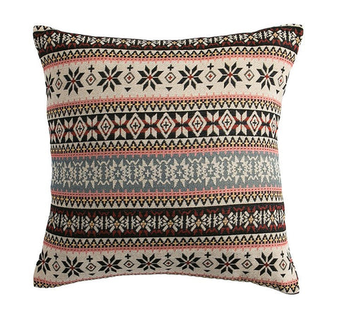 Bohemia Sofa Pillows for Living Room, Decorative Throw Pillows, Geometric Pattern Throw Pillow for Couch, Large Bohemian Decorative Sofa Pillows-Paintingforhome