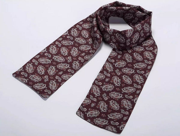 Thin Silk Neck Scarf, Scarf For Suit Men, Short Real Silk Scarf, Mens Short Silk Neckwear, Skinny Silk Scarf Mens, Casual Silk Scarf Men, Lightweight Short Silk Scarf