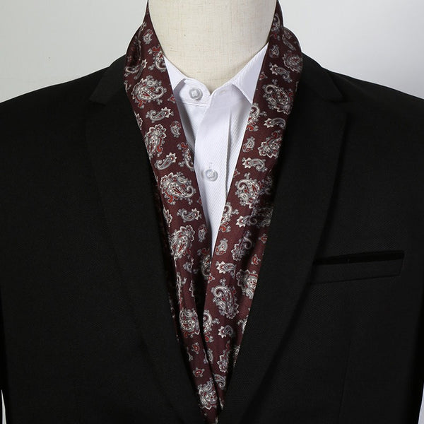 Thin Silk Neck Scarf, Scarf For Suit Men, Short Real Silk Scarf, Mens Short Silk Neckwear, Skinny Silk Scarf Mens, Casual Silk Scarf Men, Lightweight Short Silk Scarf-Paintingforhome