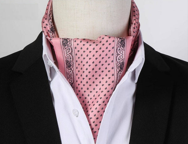 Mens Dress Silk Scarf, Short Silk Ascot Men, Lightweight Short Silk Scarf, Casual Silk Scarf Men, Silk Scarf For Blazer, Mens Summer Silk Scarf-Paintingforhome