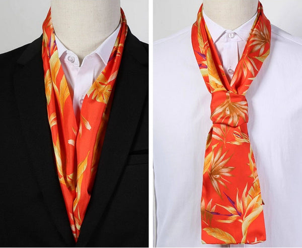 Narrow Pure Silk Scarf, Short Silk Neckerchief Men, Short Silk Ascot Men, Silk Scarf For Blazer, Mens Summer Silk Scarf, Soft Silk Short Scarf, Business Slim Silk Scarf, Mens Thin Silk Neck Scarf