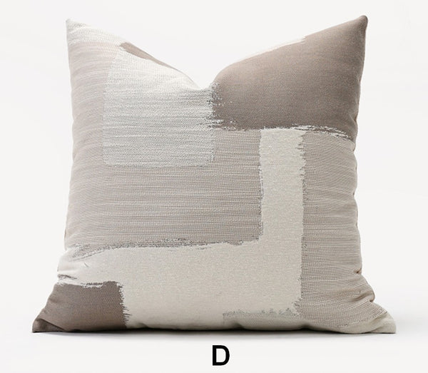 Geometric Modern Sofa Pillows, Abstract Decorative Pillows for Couch, Contemporary Throw Pillows, Modern Pillows for Bedroom, Modern Sofa Pillows-Paintingforhome