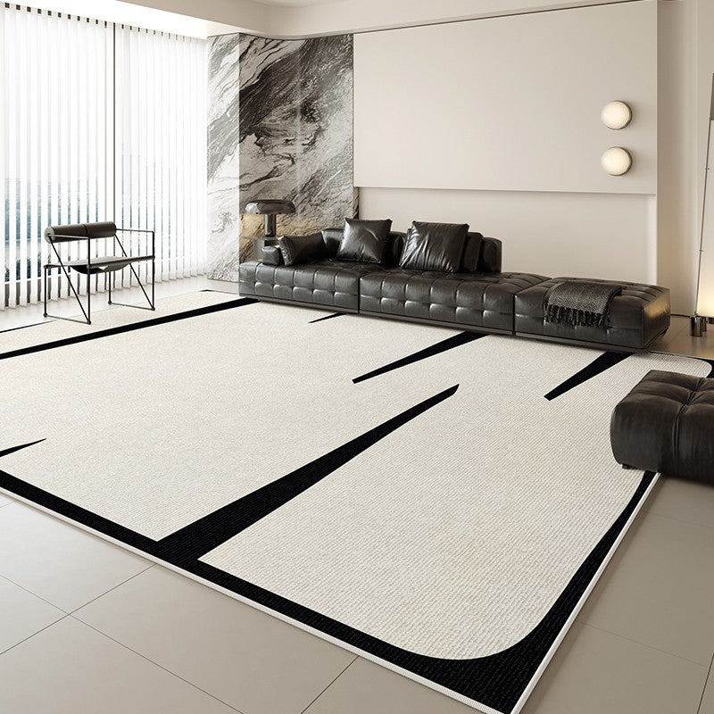 Geometric Modern Rugs for Bedroom, Modern Rugs for Dining Room, Large Modern Rugs for Living Room, Abstract Contemporary Modern Rugs-Paintingforhome