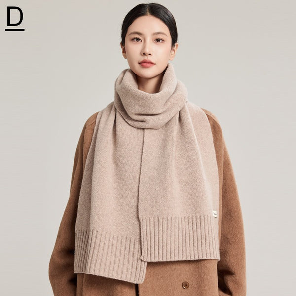 Soft Cashmere Scarf for Women, Casual Scarf for Women, Cold Weather Scarf, Fashion Designer Scarf, Black Winter Scarf, Modern Wool Scarf for Women-Paintingforhome