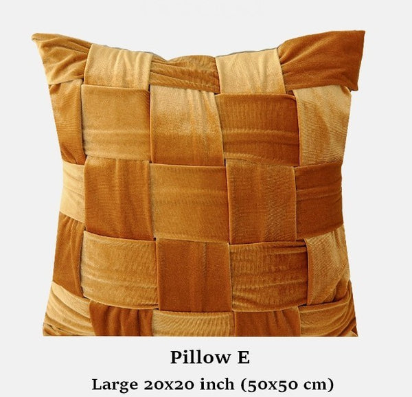Decorative Cushion Covers, Decorative Pillow Arrangement Ideas for Interior Design, Unique Decorative Pillows for Bedroom, Modern Decorative Pillows for Couch-Paintingforhome