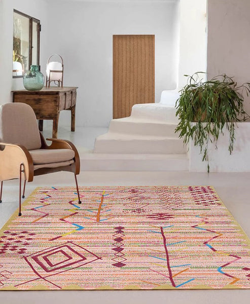 Bedroom Vintage Rugs, Morocco Rugs for Dining Room, Vintage Persian Rugs, Extra Large Traditional Colorful Moroccan Rug, Oversized Area Rugs for Living Room-Paintingforhome