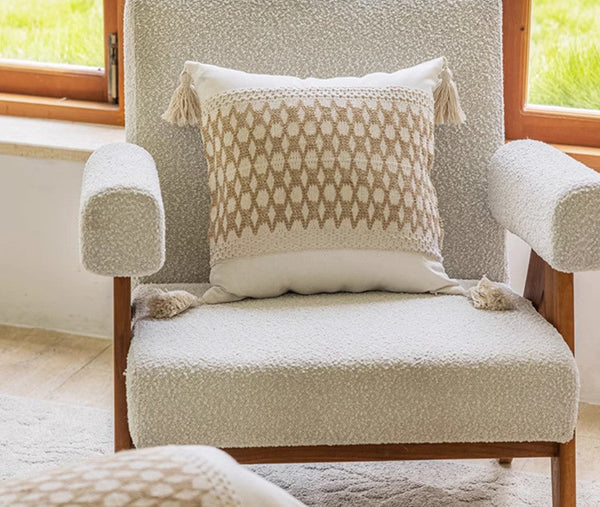 Contemporary Modern Sofa Pillows for Bedroom, Large Square Modern Throw Pillows for Couch, Simple Decorative Throw Pillows, Large Throw Pillow for Interior Design-Paintingforhome