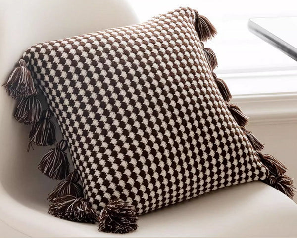 Decorative Pillow Covers, Square Modern Decorative Pillows for Couch, Modern Decorative Pillows for Bedroom, Contemporary Modern Sofa Pillows-Paintingforhome