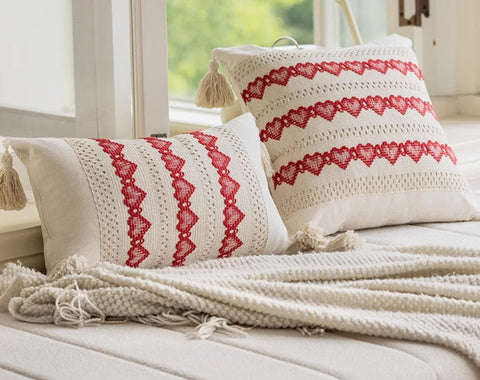 Contemporary Modern Sofa Pillows, Decorative Pillow Covers, Large Square Modern Decorative Pillows for Couch, Large Modern Decorative Pillows for Bedroom-Paintingforhome