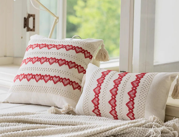 Large Square Modern Decorative Pillows for Couch, Large Modern Decorative Pillows for Bedroom, Contemporary Modern Sofa Pillows, Decorative Pillow Covers-Paintingforhome