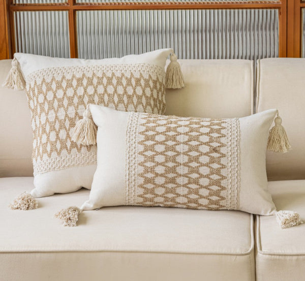 Contemporary Modern Sofa Pillows for Bedroom, Large Square Modern Throw Pillows for Couch, Simple Decorative Throw Pillows, Large Throw Pillow for Interior Design-Paintingforhome