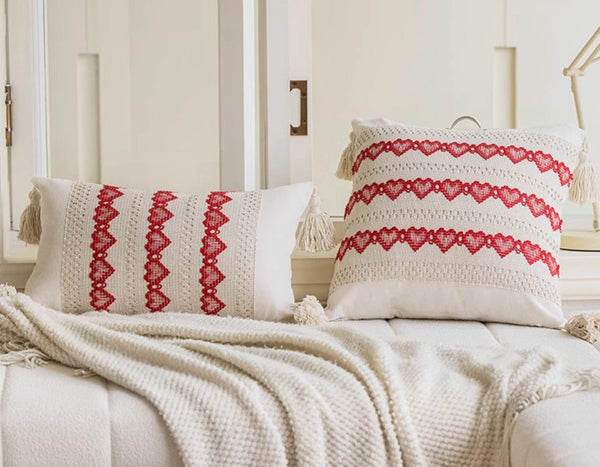 Large Square Modern Decorative Pillows for Couch, Large Modern Decorative Pillows for Bedroom, Contemporary Modern Sofa Pillows, Decorative Pillow Covers-Paintingforhome