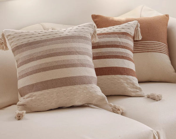 Geometric Pattern Decorative Pillow for Couch, Modern Decorative Sofa Pillows for Bedroom, Contemporary Decorative Square Pillow Covers-Paintingforhome