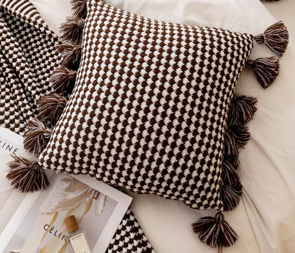 Decorative Pillow Covers, Square Modern Decorative Pillows for Couch, Modern Decorative Pillows for Bedroom, Contemporary Modern Sofa Pillows-Paintingforhome