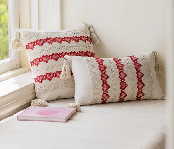 Contemporary Modern Sofa Pillows, Decorative Pillow Covers, Large Square Modern Decorative Pillows for Couch, Large Modern Decorative Pillows for Bedroom-Paintingforhome