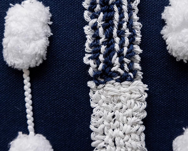 Modern Decorative Pillows for Bedroom, Decorative Pillow Covers, Blue Square Modern Decorative Pillows for Couch, Contemporary Modern Sofa Pillows-Paintingforhome