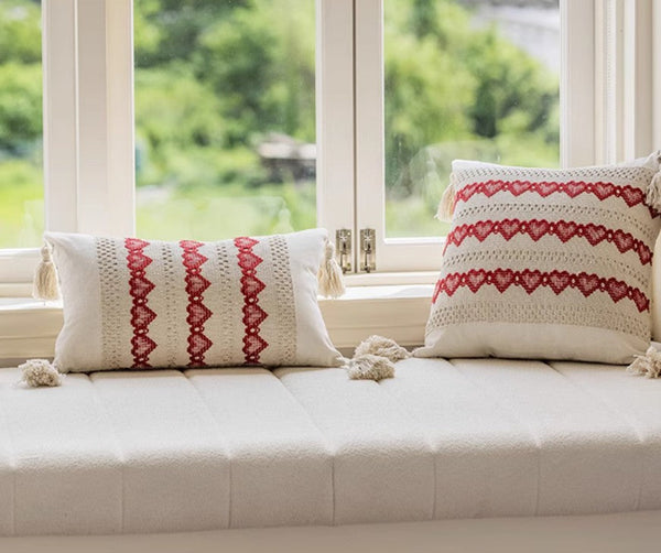 Large Square Modern Decorative Pillows for Couch, Large Modern Decorative Pillows for Bedroom, Contemporary Modern Sofa Pillows, Decorative Pillow Covers-Paintingforhome