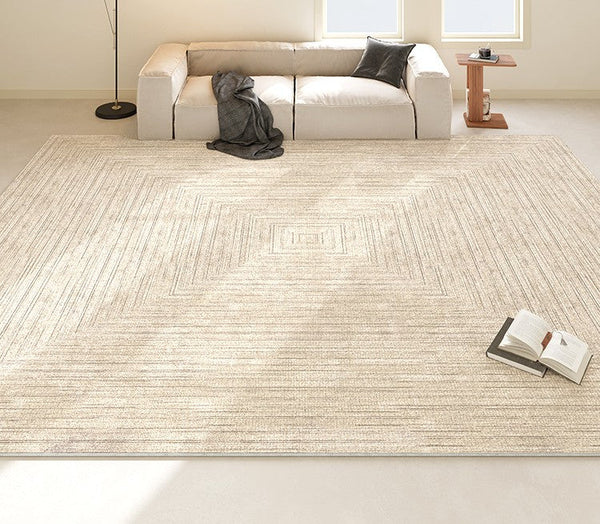 Bedroom Modern Rugs, Large Modern Rugs for Sale, Modern Area Rug in Living Room, Contemporary Floor Carpets under Sofa-Paintingforhome