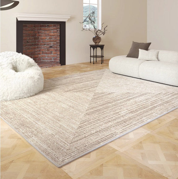 Bedroom Modern Rugs, Large Modern Rugs for Sale, Modern Area Rug in Living Room, Contemporary Floor Carpets under Sofa-Paintingforhome