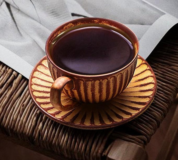 Pink Pottery Coffee Cups, Cappuccino Coffee Mug, Latte Coffee Cup, White Tea Cup, Ceramic Coffee Cup, Coffee Cup and Saucer Set-Paintingforhome