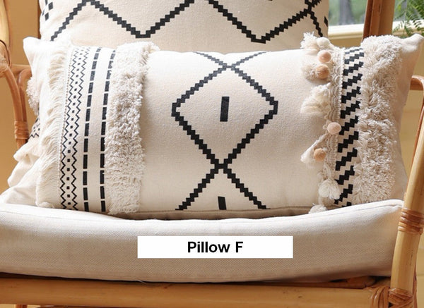 Modern Decorative Pillows for Interior Design, Decorative Pillow Covers, Square Modern Throw Pillows for Couch, Contemporary Modern Sofa Pillows-Paintingforhome