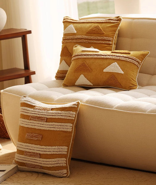 Modern Square Sofa Pillows Covers, Modern Sofa Cushion, Decorative Modern Pillows for Couch, Decorative Pillows for Living Room-Paintingforhome