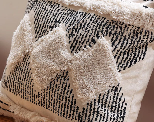 Modern Decorative Pillows for Interior Design, Decorative Pillow Covers, Square Modern Throw Pillows for Couch, Contemporary Modern Sofa Pillows-Paintingforhome