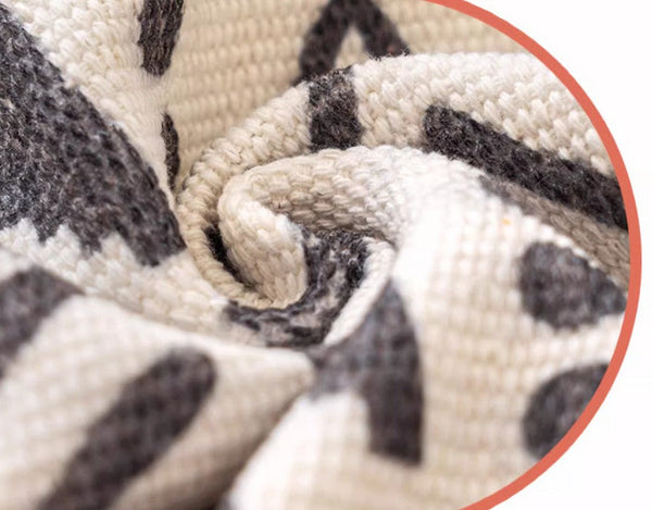 Unique Oriental Square Pillows for Bedroom, Geometric Modern Pillow Covers, Bohemian Decorative Sofa Pillows, Decorative Throw Pillows for Couch-Paintingforhome