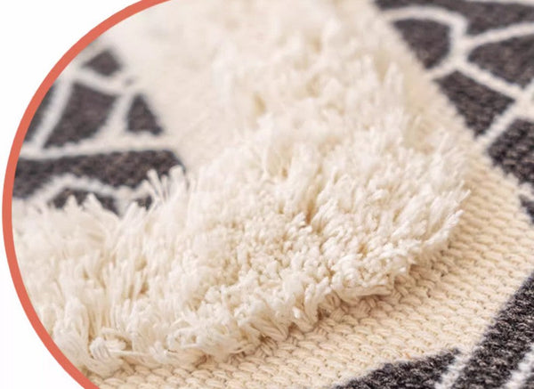 Unique Oriental Square Pillows for Bedroom, Geometric Modern Pillow Covers, Bohemian Decorative Sofa Pillows, Decorative Throw Pillows for Couch-Paintingforhome