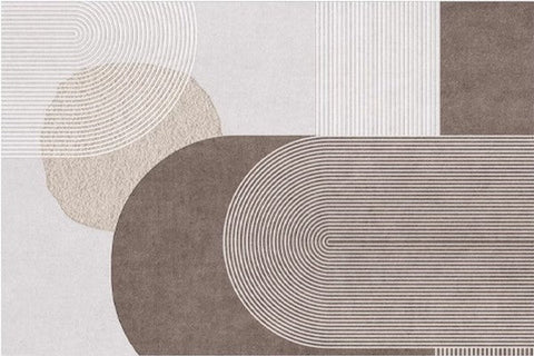 Extra Large Modern Rugs for Living Room, Abstract Contemporary Modern Rugs, Geometric Area Rugs for Bedroom, Modern Rugs for Office-Paintingforhome