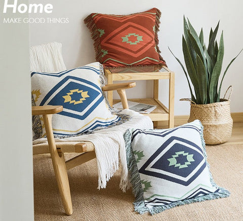 Contemporary Modern Sofa Pillows for Bedroom, Simple Decorative Pillow Covers, Modern Decorative Pillow for Interior Design, Square Modern Pillows for Couch-Paintingforhome