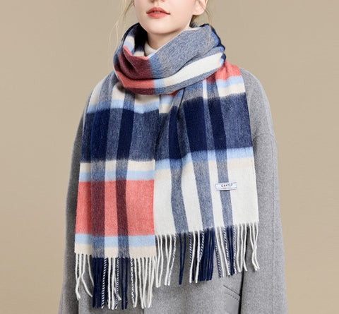 Elegant Wool Scarves, Winter Wool Scarf, Warm Winter Scarf, Holiday Scarf, Christmas Gifts for Her, Cold Weather Scarf, Fashion Scarf, Soft Cashmere Scarf for Girls-Paintingforhome