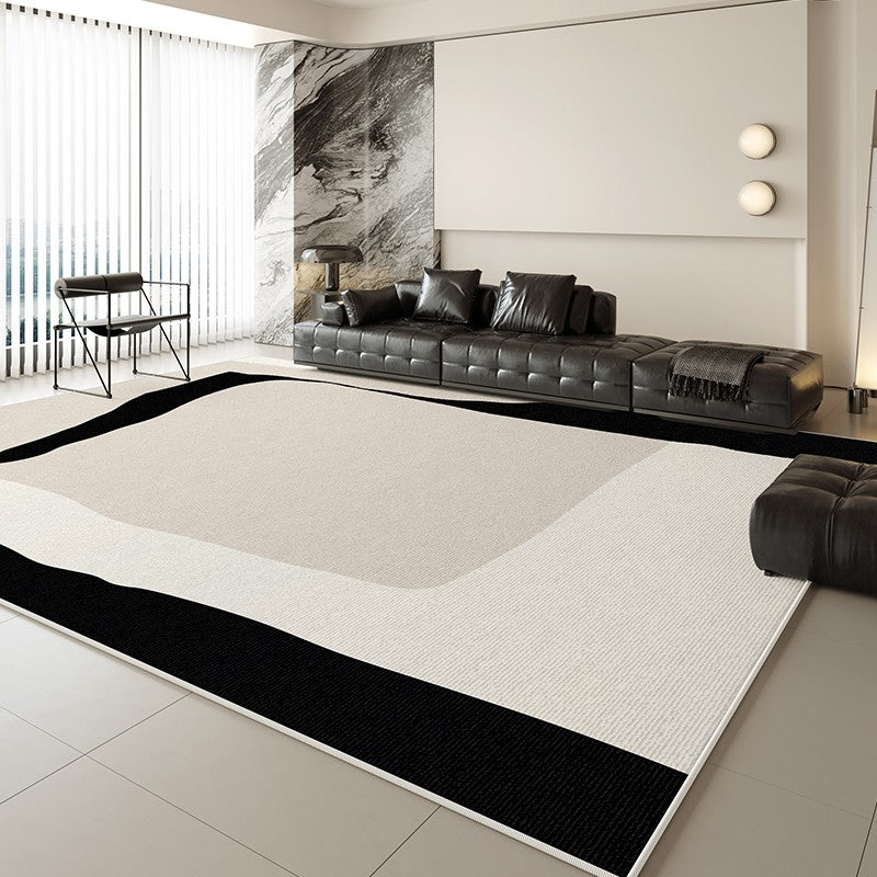 Contemporary Modern Rugs for Office, Dining Room Geometric Modern Rugs, Extra Large Modern Rugs for Living Room, Bedroom Modern Rugs-Paintingforhome