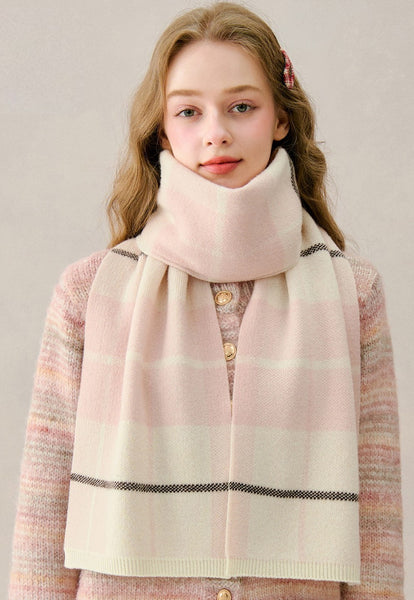 Modern Wool Scarf for Women, Casual Scarf for Women, Cold Weather Scarves, Soft Wool Scarf for Women, Winter Wool Scarf, Unique Christmas Gift for Girl