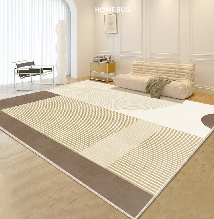 Unique Modern Rugs for Living Room, Abstract Contemporary Modern Rugs, Geometric Contemporary Rugs Next to Bed, Modern Rugs for Dining Room-Paintingforhome