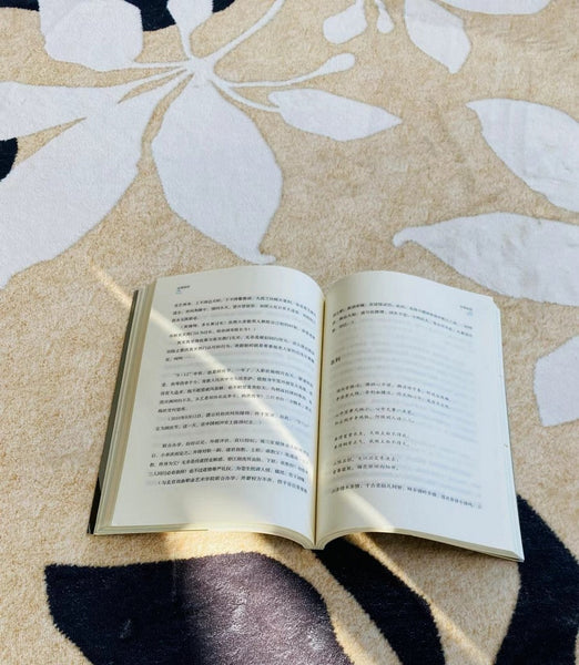 Contemporary Modern Rugs, Flower Pattern Circular Modern Rugs under Chairs, Geometric Round Rugs for Dining Room, Bedroom Abstract Modern Area Rugs-Paintingforhome