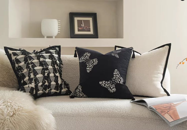 Decorative Pillow Arrangement Ideas for Couch, Large Decorative Throw Pillows, Modern Decorative Pillows for Living Room, Decorative Pillow Covers-Paintingforhome