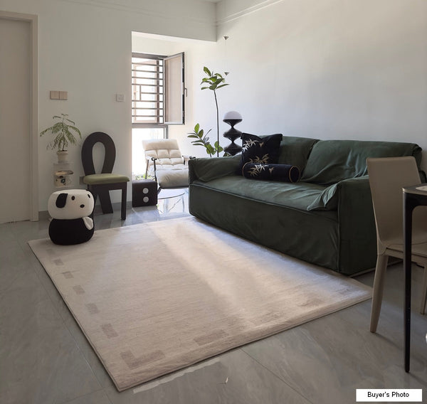 Large Modern Rugs for Living Room, Modern Rugs for Dining Room, Abstract Geometric Modern Rugs, Thick Soft Rugs for Bedroom, Contemporary Rugs for Office-Paintingforhome