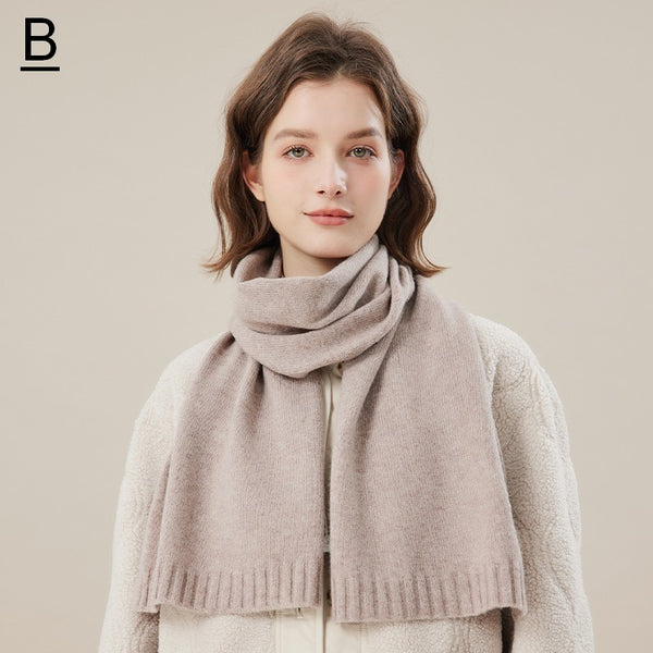 Cozy Winter Scarf, Modern Fashion Designer Scarf, Casual Scarf for Women, Soft Cashmere Scarf for Women, Cold Weather Scarf, Wool Scarf for Women-Paintingforhome