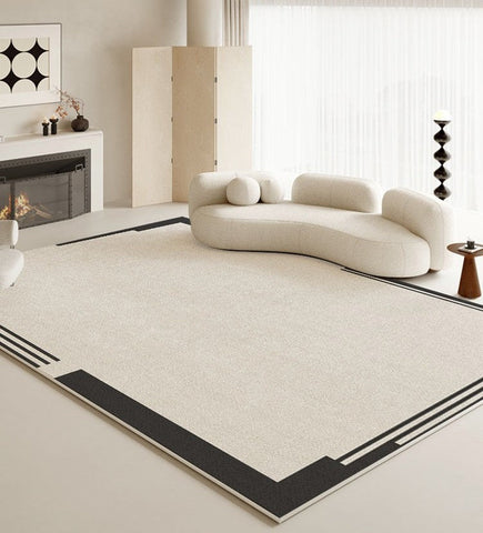 Bedroom Modern Floor Rugs, Large Area Rugs for Office, Modern Area Rug for Living Room, Contemporary Area Rugs under Sofa-Paintingforhome