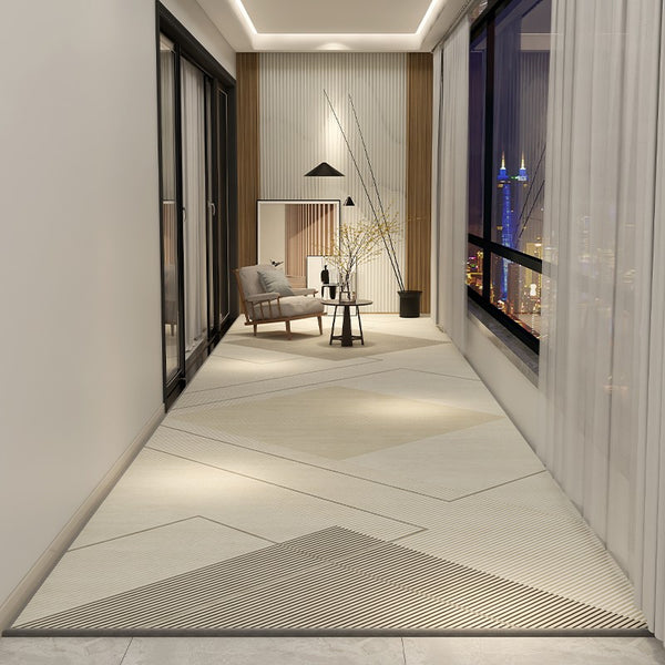 Modern Long Hallway Runners, Entrance Hallway Runners, Abstract Entryway Runner Rug Ideas, Non Slip Runner Rugs, Long Hallway Runners, Extra Long Narrow Runner Rugs-Paintingforhome