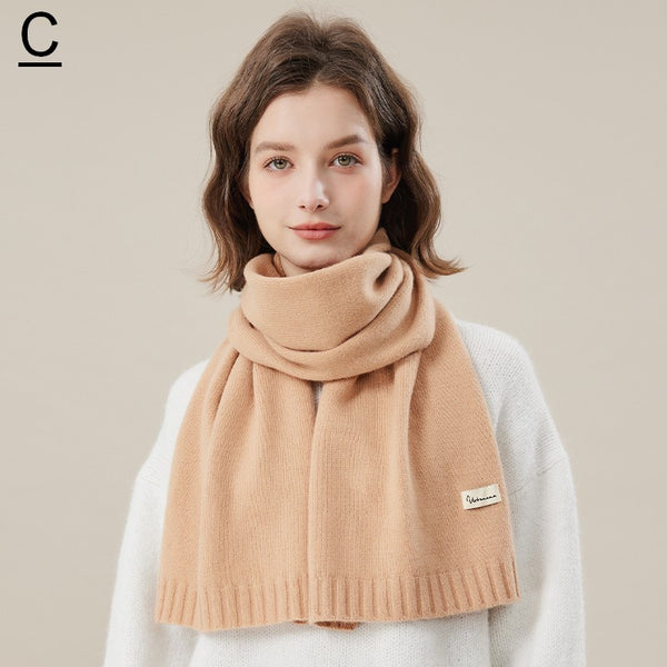 Cozy Winter Scarf, Modern Fashion Designer Scarf, Casual Scarf for Women, Soft Cashmere Scarf for Women, Cold Weather Scarf, Wool Scarf for Women-Paintingforhome