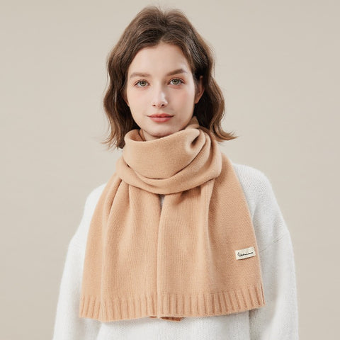 Cozy Winter Scarf, Modern Fashion Designer Scarf, Casual Scarf for Women, Soft Cashmere Scarf for Women, Cold Weather Scarf, Wool Scarf for Women-Paintingforhome