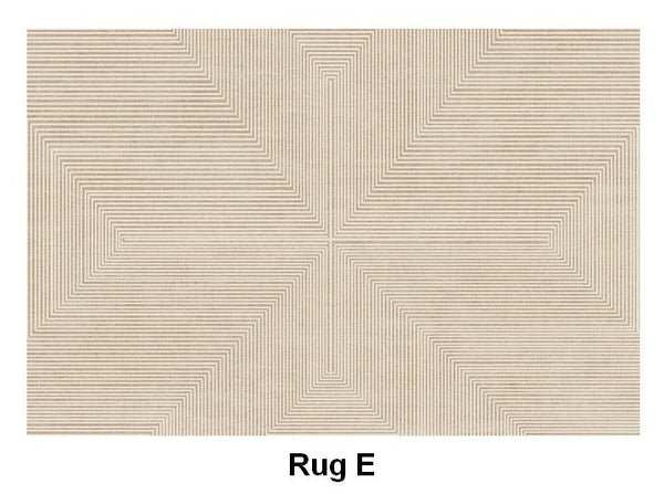 Modern Living Room Area Rugs, Soft Modern Rugs under Coffee Table, Bedroom Modern Rugs, Modern Rugs for Dining Room Table, Geometric Floor Carpets-Paintingforhome
